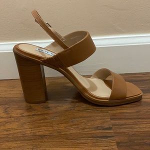 Steve Madden Irelyn Cognac Leather heels